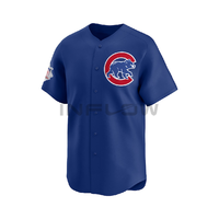 Maillot de baseball pour garçons, gris, personnalisable avec nom et numéro, 100 % polyester, sans manches, boutons sur le devant, sublimation, vêtements d'équipe