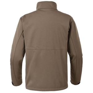 Wholesale 2026 High Quality Men's Coated Canvas Softshell Jacket Winter Polyester Windbreaker Stand Collar Outdoor Men's Jackets - Product Image 2