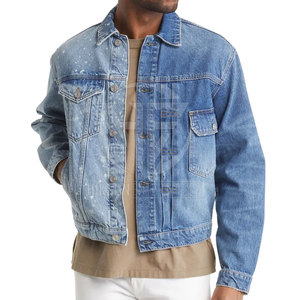 Ropa de Moda, Chaqueta de Mezclilla con Cierre de Botones Clásico, Manga Larga, Cómoda, Informal, para Uso en Exteriores, de Algodón - Product Image 4