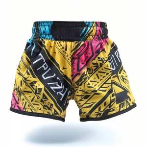 Bañadores de Boxeo Tailandés con estampado personalizado de alta calidad, equipo de lucha MMA personalizable para adultos, Bóxer, ropa de artes marciales, pantalones cortos de Muay Thai - Product Image 3