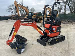Nouvelle micro-excavatrice sur chenilles Kubota U10-5 pour espaces restreints, mini-excavatrice de 1 tonne la plus vendue avec moteur Kubota, à vendre à prix réduit. - Product Image 5