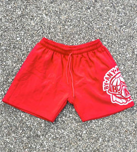 For Hudson <b>Sports</b> Unisex Luxury Acid Wash Distressed Embroidery <b>Shorts</b> 100% Cotton Eco-Friendly Streetwear for Men-Wholesale - Product Image 5