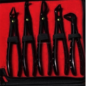 WORLD PRECISION SURGICAL Kit chirurgical manuel d'extraction dentaire en argent, 10 pièces, en acier inoxydable, avec poignée ergonomique, CE - Product Image 4