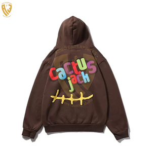 Sweat à capuche zippé en molleton 100 % coton de haute qualité, respirant, pour l'hiver, avec logo personnalisé et impression en relief, marque privée, tailles plus - Product Image 3