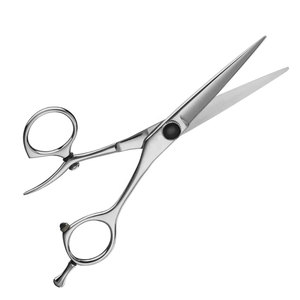 Ciseaux de coupe de cheveux professionnels en acier inoxydable à motif noir de qualité supérieure pour la précision et la durabilité - Product Image 2