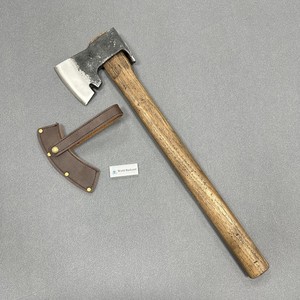 Hache de camping vintage en hickory haute teneur en carbone de 13 pouces, modèle Hudson <span class=keywords><strong>Bay</strong></span>, avec tire-clous, forgée à la main, avec étui - Product Image 5