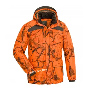 Veste de Chasse Isolante Multi-Poches pour Homme Personnalisable à Motif de Chasse Orange pour le Tir en Plein Air - Product Image 1