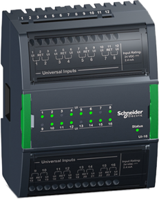 Módulo de E/S del Controlador SpaceLogic, 16 entradas universales - Product Image 2