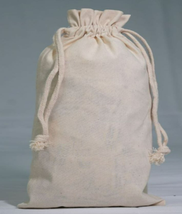 Sacs à cordon en coton tendance pour la vente en gros - Logo personnalisable, lavables, écologiques, multi-tailles (5-7 pouces), promotionnels - Product Image 3