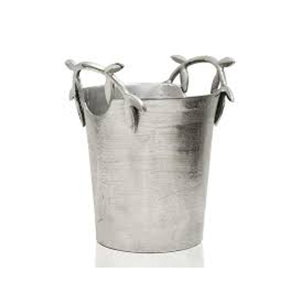 Seau à glace en métal fait à la main en cuivre antique Cadeau élégant et précieux pour la fête pour garder le vin au frais - Product Image 3