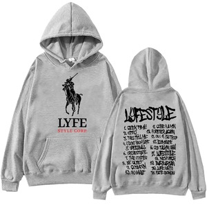 Design Hoodie Lifestyle 2025 Hoodie Todos los colores Personalizar Hip Hop Pullover Tops Sudadera - Product Image 3