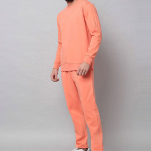 100% coton fait survêtement Logo personnalisé grande taille hommes survêtement style unique survêtement - Product Image 3