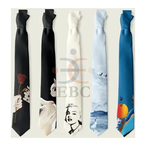 2024 Benutzer definiertes Logo Solid Satin Gravata Reine Farbe Hochzeit Herren Seiden krawatte Sublimation Rohlinge Gedruckt Benutzer definiertes Logo Polyester