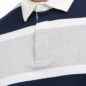 Jersey de rugby Venta caliente Etiqueta personalizada ahora disponible a precio asequible Hecho en fábrica Buena calidad Hombres Polo Rugby Jersey - Product Image 4