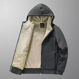 Fashionable Fleece Acid Wash Stonewashed Printed Zippered Hooded Sweatshirt Full Sleeve Length Loose Fit Eco-Friendly Winter - Product Image 6