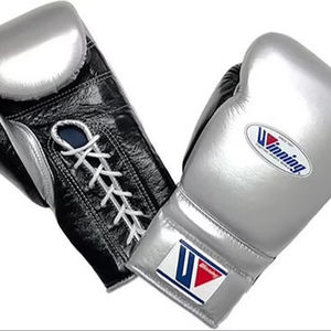 Guantes de Boxeo de Alta Calidad, Cuero Vacuno Genuino, Guantes de Entrenamiento con Cordones, Guantes de Boxeo para Competencia y Combate - Product Image 1