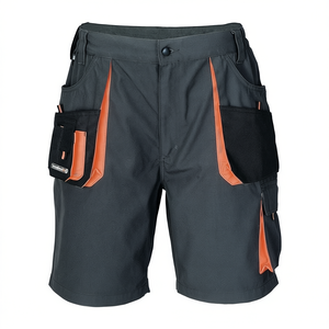 Pantalones Cortos para Hombre TERRATREND en Gris Oscuro, Negro y Naranja - Talla 58, Guantes de Jardinería y Equipo de Protección - Product Image 2