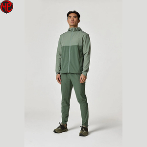 Conjunto Deportivo de Nylon Reflectante 3M Personalizado en Oferta, Chaquetas y Pantalones de Nylon de Diseño Moderno para Hombre, Conjunto Deportivo Cortavientos - Product Image 1