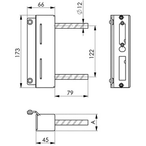 Boîte de rangement galvanisée à visser AMF 147-40 pour ouvre-portes électriques - Product Image 4