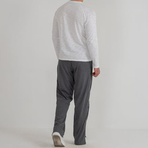 Nuevo estilo, camisetas de gimnasio de cuello redondo, camisetas de secado rápido para hombres, superventas personalizadas, 100% de algodón, camiseta de manga larga para hombres, impresión personalizada Unisex - Product Image 1