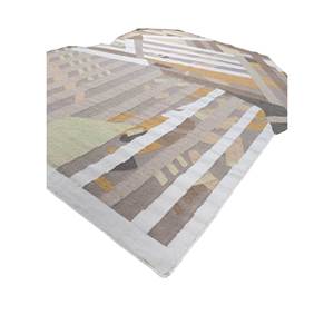 พรมขนสัตว์ทอมือลายเรียบง่ายสีงาช้าง รุ่น Adwp-13058 สำหรับห้องนอน ห้องนั่งเล่น ทางเดิน - สำหรับวัยรุ่น - Product Image 2