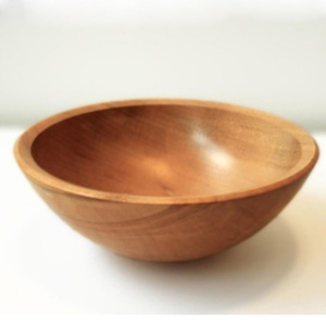 Cuenco de madera de la mejor calidad para servir ensaladas y alimentos Cuenco de madera personalizado hecho a mano en Nuevo para cuenco de utensilios de cocina - Product Image 3