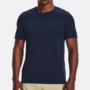 Camiseta de compresión de manga corta negra | Training WearTshirt Hombres Camiseta American Gym Workout Camiseta de algodón - Product Image 2