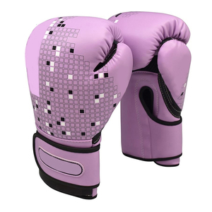 Gants de boxe professionnels personnalisés bon marché d'usine Kick Boxing Training Séchage rapide Respirant Doigt complet en cuir Utilisation pour adultes - Product Image 1