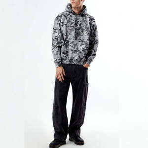 Sudadera con Capucha Personalizada de Alta Calidad para Hombre, Impresa, Resistente al Viento, Transpirable, Ecológica, de Poliéster/Algodón, Corte Regular, para Otoño - Product Image 6