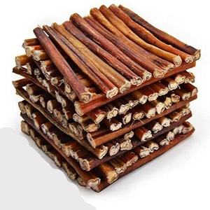 Buffalo Beef Pizzle Bully Sticks 100% Ingredientes naturales Mandíbulas saludables y golosinas para perros con aliento fresco - Product Image 6