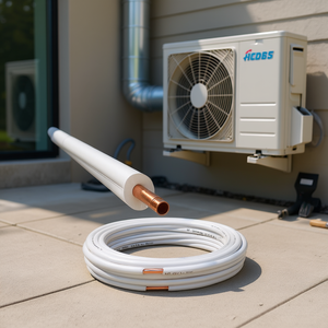 Rollo de 25m de Tubería de Cobre Aislada y Recubierta de 5/8 para Aire Acondicionado, Tuberías de Cobre Premium para Sistemas HVAC - Product Image 3