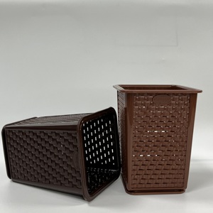 Cesta de plástico cuadrada directa de fábrica de Vietnam, organizador multiusos para cocina y baño, PP ecológico al por mayor - Product Image 5