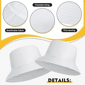 Nuevo Unisex personalizado 3D bordado 100% algodón sarga lavabo cubo gorras sombreros con forro de seda satinada brillante y logotipo en el interior - Product Image 4