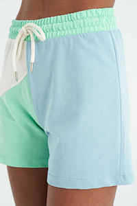 Pantalones cortos de moda para mujer, cintura alta, lazo de playa, moda novedosa, último diseño, pantalones cortos informales de verano para mujer, hechos en Pakistán - Product Image 4