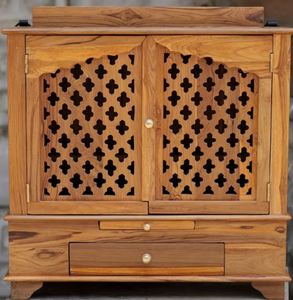 Vente en gros de meubles de haute qualité, modernes et luxueux, vintage et anciens, temple indien en bois massif sculpté, temple Pooja Mandir - Product Image 6