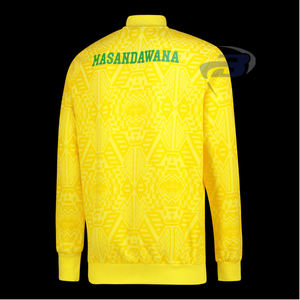 Veste de sport d'entraînement unisexe Mamelodi Sundowns, entièrement zippée, respirante, coupe-vent, avec logo imprimé sur le devant et design personnalisé - Product Image 2