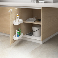 Emuca Revalock-Kit de cerraduras magnéticas de seguridad para muebles, modelo español 8932920, blíster de plástico, incluye correas para cerraduras de armarios