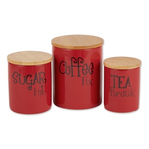Supplier Of Metal <b>Canister</b> Customized Color Handmade Designer Container <b>Set</b> Of Three Classic Stylish Handmade New Metal <b>Canister</b> - Product Image 5