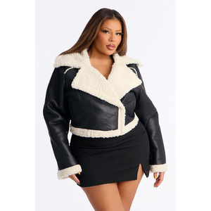 Veste de course en cuir véritable de haute qualité personnalisée pour femmes, veste de course de moto à la mode, coupe courte - Product Image 5