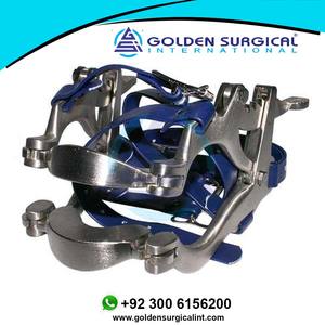 Spéculum buccal miniature pour chevaux, Spéculum miniature McPherson pour veaux et poneys, Gag dentaire pour petits équidés avec sangles en Biothane - Product Image 2