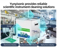 Limpiador Ultrasónico Industrial de Precisión Yunyisonic de 33kHz con Sistema de Desgasificación por Barrido, Tanque de 10 Galones para PCB y Piezas Electrónicas, Uso en Laboratorio