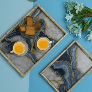 High Grade Vintage Wooden Frame Dessert Serving <b>Display</b> Cake <b>Stand</b> Tray for Wedding or Birthday Party - Product Image 5