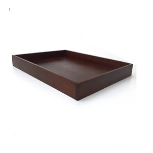 Bandeja de madera de mango para servir café Fabricante al por mayor Nuevo diseño Bandeja de té de madera de acacia hecha a mano para restaurantes y hoteles - Product Image 3