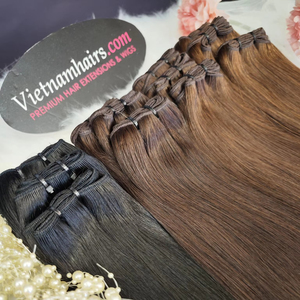 Extensiones de Cabello Humano Remy Virgen Vietnamita de Calidad Premium 2025, Superventas, con Cutícula Completa, 100% Virgen, Estilo Trama, Súper - Product Image 2