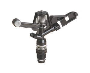 High Quality Adjustable Impulse Water <b>Sprinkler</b> 1/2\" 3/4\" 1\" Plastic Nozzles Plus Size Spike Design Economical Garden - Product Image 3