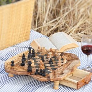 Juego de Ajedrez de Madera Personalizado, Tamaño Grande, Tablero Plegable, Piezas de Ajedrez - Product Image 4