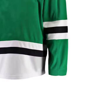 Mejor Venta de precio de fábrica Jersey de hockey sobre hielo suave al tacto a granel Jersey de hockey sobre hielo para ropa de adultos - Product Image 5