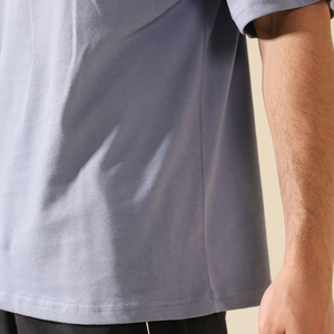 220g 240g Épaule tombante Cool Tees Personnalisé Qualité Streetwear Hommes T-shirt Surdimensionné Meilleur Coton Lourd par Highletic - Product Image 6
