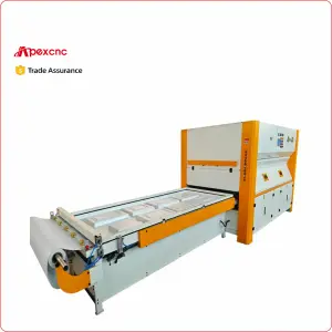 Customized Full Automation Vacuum Membrane Hot Press Laminating Machine for PVC Pvc Foil Vacuum Membrane Press