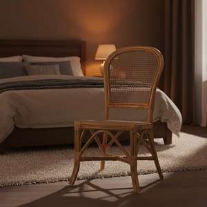 Chaise en rotin de haute qualité avec style minimaliste pour une utilisation intérieure et extérieure Design durable pour le salon - Product Image 1